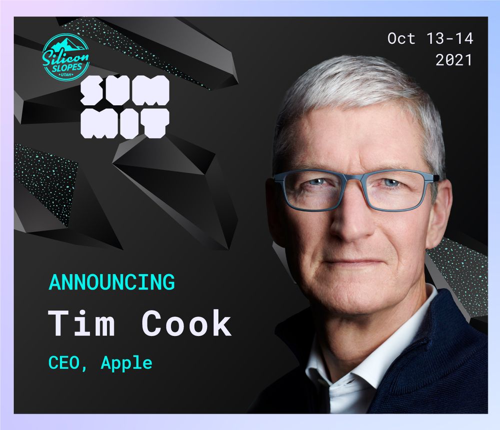 Tim Cook to Take Stage with Senator Mike Lee at 2021 Silicon Slopes Summit