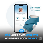 Baby Monitoring Breakthrough: FDA Approves Owlet's Wire-Free Sock Device for At-Home, Medical-Grade Monitoring