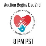 People Helping Puerto Rico Auction Begins On December 2