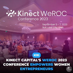 Breaking Barriers: Kinect Capital's WeROC 2023 Conference Empowers Women Entrepreneurs